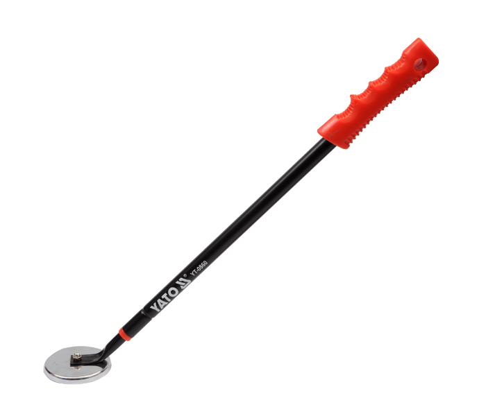 Yato YT-0860 99mm Telescopic Magnetic Pick Up Tool - Black and Red - Zoom Image 1