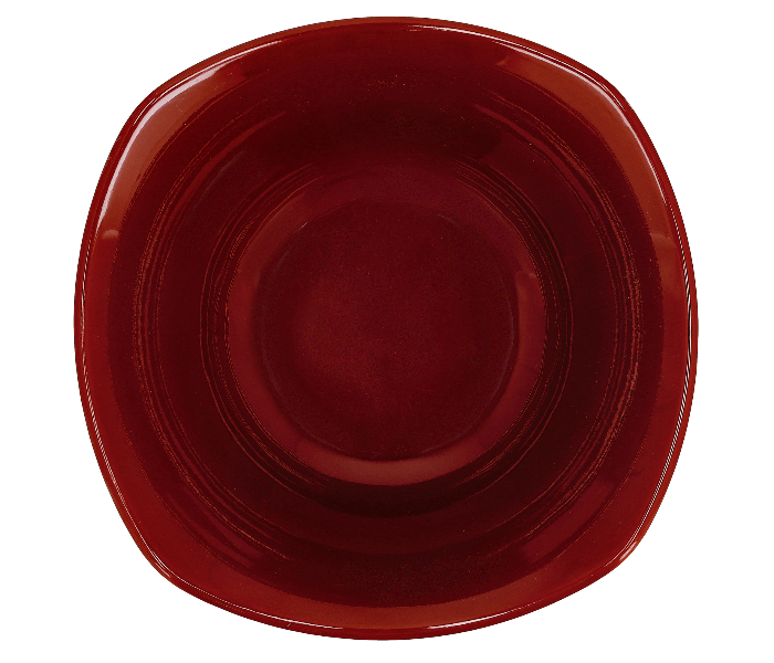 Delcasa DC2309 7.25 Inch Melamine Square Bowl - Maroon - Zoom Image 3