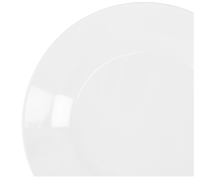 Delcasa DC2319 8 Inch Melamine Deep Soup Plate - White - Zoom Image 2