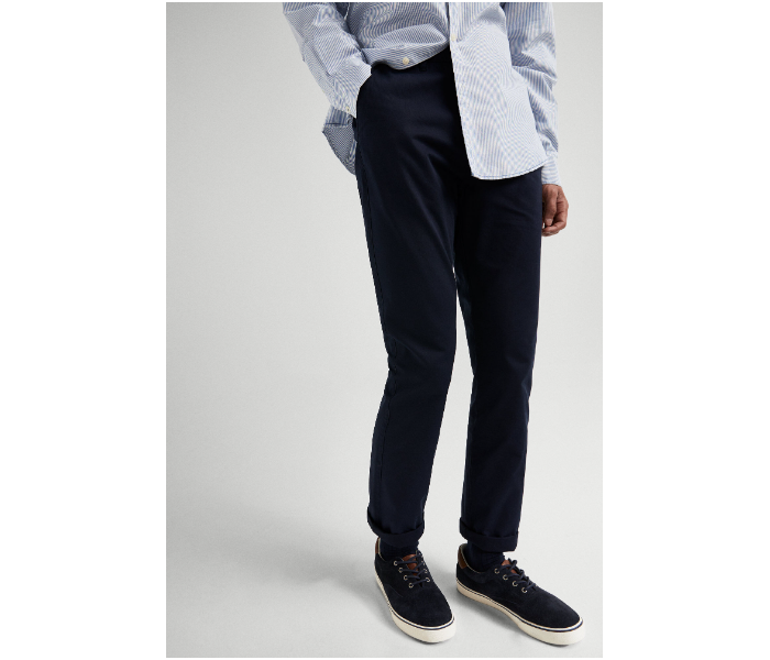 Springfield 155552911 Size 40 Chinos for Men - Dark Blue - Zoom Image 1