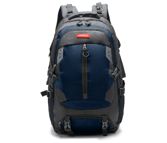 Stargold  SG-BP280 22 Inch Luxury Casual Big Space Travel Backpack - Grey and Blue - Zoom Image 1