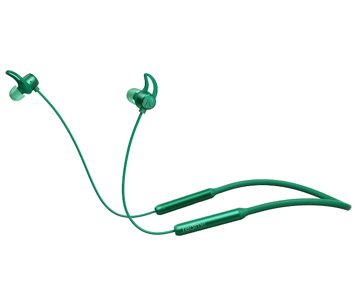 Realme Buds Wireless In-ear IPX4 Sweatproof Bluetooth 5.0 Deep Bass Bluetooth Earphone Neckband With Mic - Green - Zoom Image 3