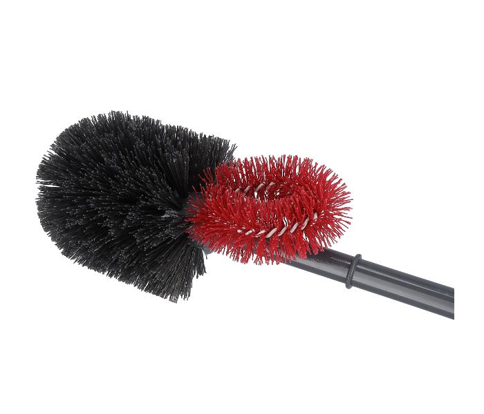 Delcasa DC1610 Durable Household Toilet Brush with Handle - Red & Grey - Zoom Image 4