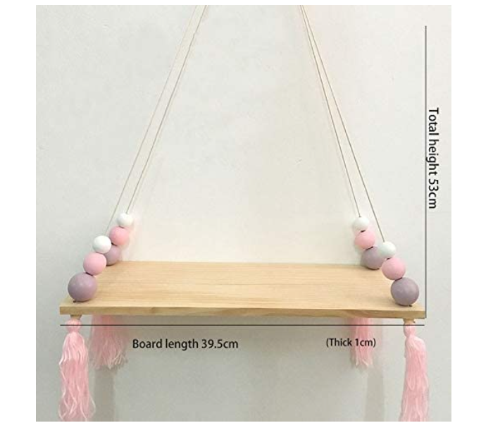 Wall Hanging Colorful Beads Decoration for Kids Bedrooms - Pink - Zoom Image 1