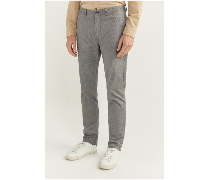 Springfield 155703347 Size 42 Chinos for Men - Light Grey - Zoom Image 1