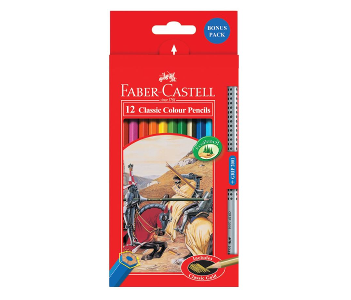 Faber Castell 12 Classic Pencil Colour - Zoom Image