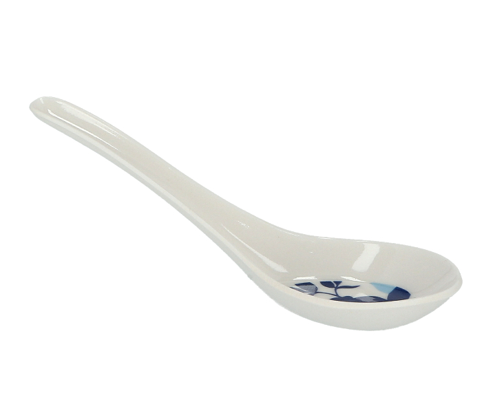 Delcasa DC1806 Durable and Heat Resistant Melamine Soup Spoon - White - Zoom Image 3