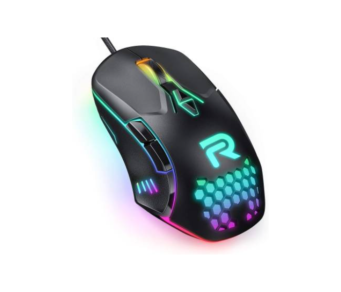 Onikuma CW902 Wired RGB Optical Gaming Mouse -Black - Zoom Image 1