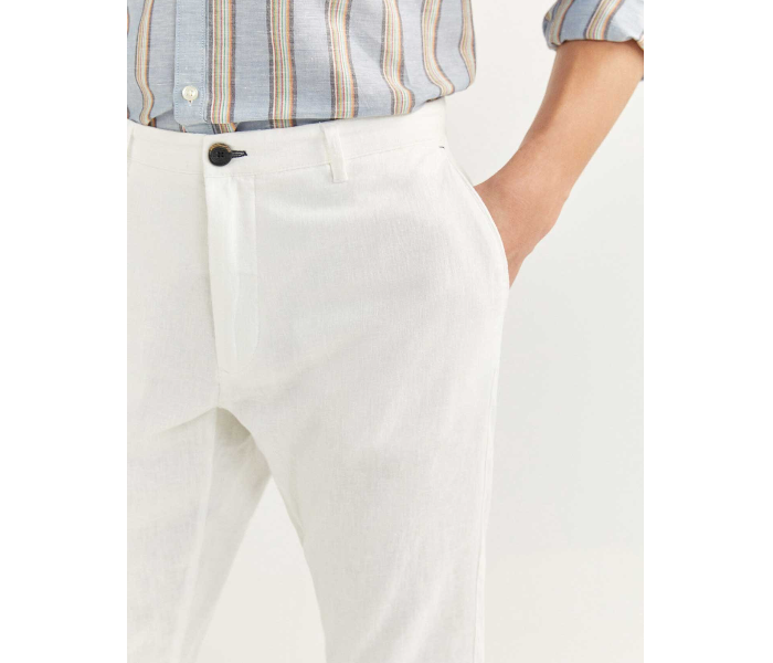 Springfield 155712299 Size 44 Chinos for Men - White - Zoom Image 2