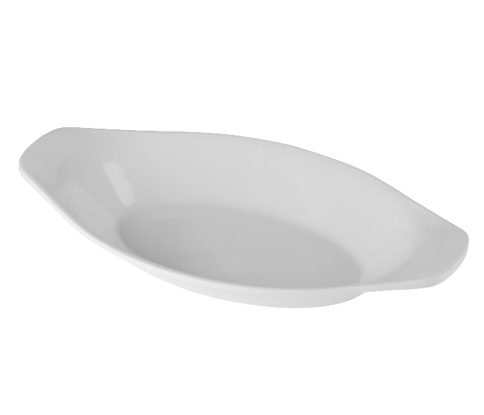 Delcasa DC2330 9 Inch Melamine Oval Bowl - White - Zoom Image 3