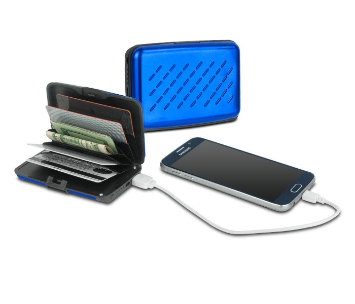 2 in 1 RFID Rechargeable Power Battery Wallet with USB Interface - Zoom Image 1