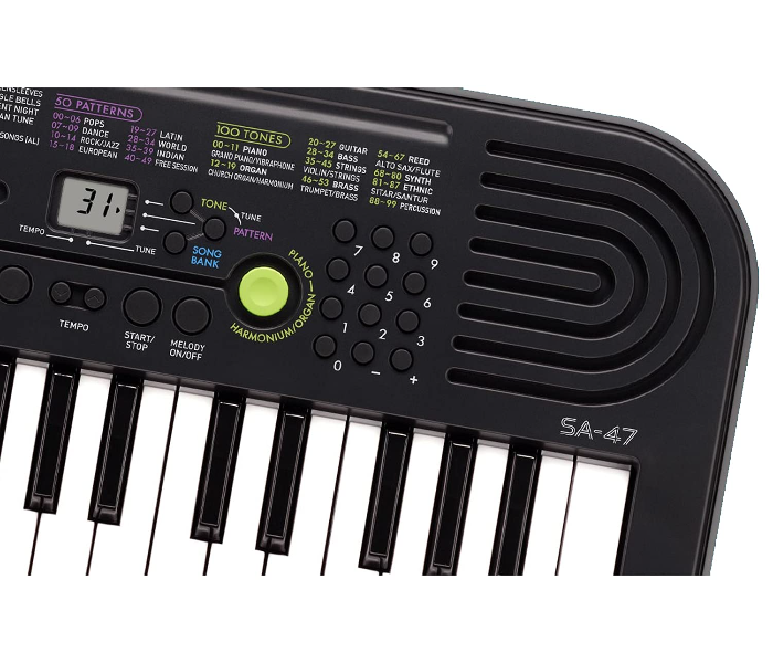 Casio SA-47H5 32-Mini Keys Keyboard - Black - Zoom Image 5