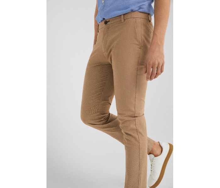 Springfield 155571552 Size 38 Chinos for Men - Camel - Zoom Image 2