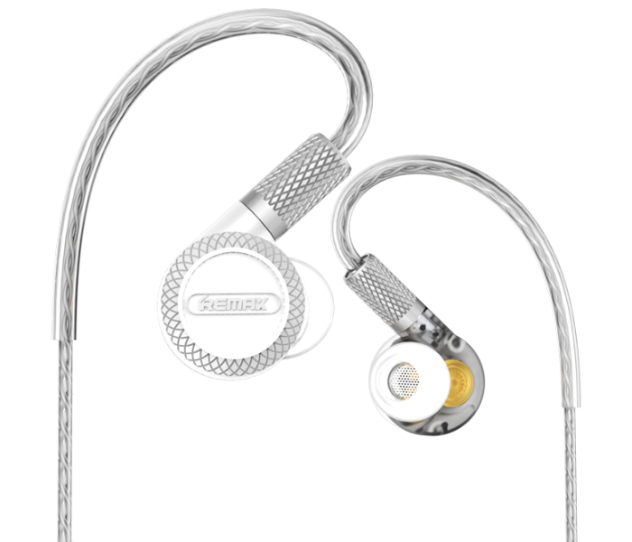 Remax RM-590 Triple-Moving-Coil Earphone -Silver - Zoom Image 2