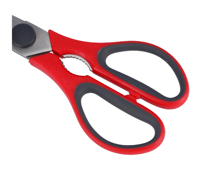 Delcasa DC1839 8 Inch Durable Kitchen Scissors with Stainless Steel Blade - Red - Zoom Image 2