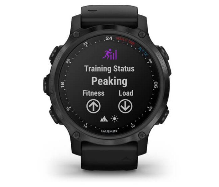 Garmin 010-02403-04 Descent Mk2S Smartwatch with Carbon Grey DLC with Silicone Band - Black - Zoom Image 3