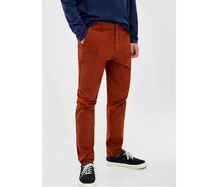 Springfield 155606168 Size 50 Chinos for Men - Wine - Zoom Image 1