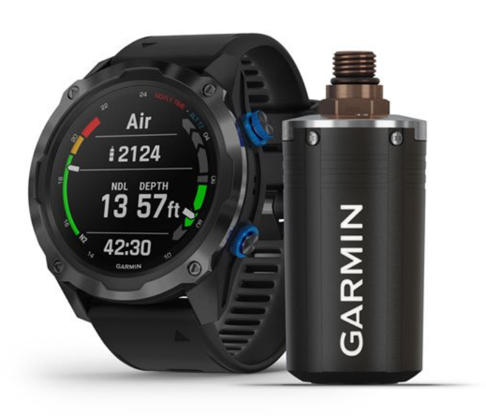 Garmin 010-02132-13 Descent Mk2i Bundle of Titanium Carbon Grey DLC with Smartwatch and Descent T1 - Black - Zoom Image 1