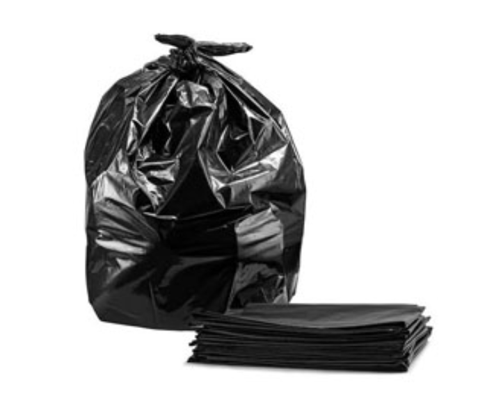 Mohajl Set of 30 Piece 50 Micron Plastic 90 x 115cm Trash Bag - Black - Zoom Image