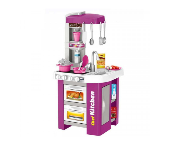 Family Center Talented Chef Kitchen Playset for Kids - Purple - Zoom Image 2