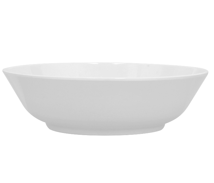 Delcasa DC2324 6 Inch Melamine Salad Bowl - White - Zoom Image 1