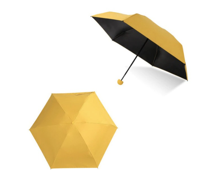 FN-SKEIDO 5 Folding Ultra Light Mini Pocket Umbrella - Yellow - Zoom Image 2