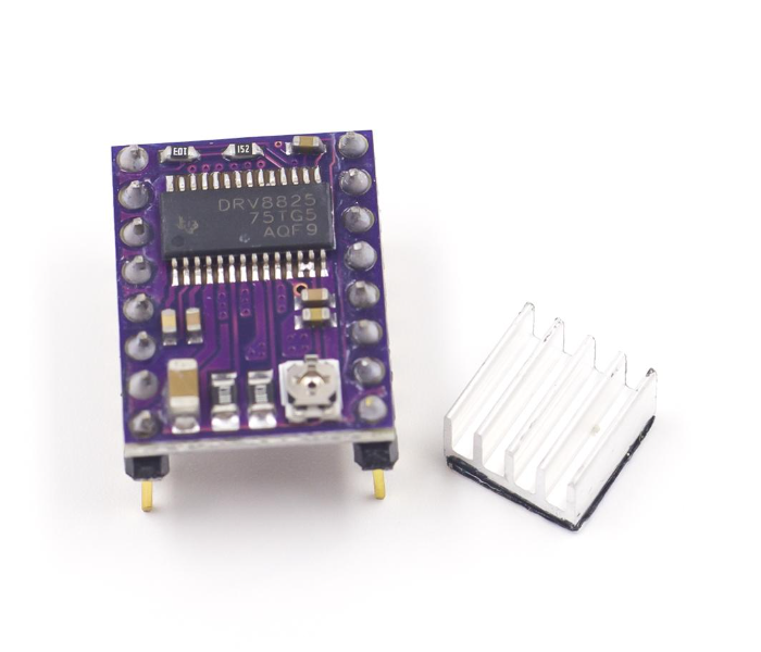 Arduino 3D Printer Stepstick DRV8825 Stepper Motor Driver with Heatsink - Violet - Zoom Image 2