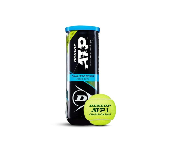 Dunlop ATP Championship Extra Durable Tennis Ball - Neon - Zoom Image 1