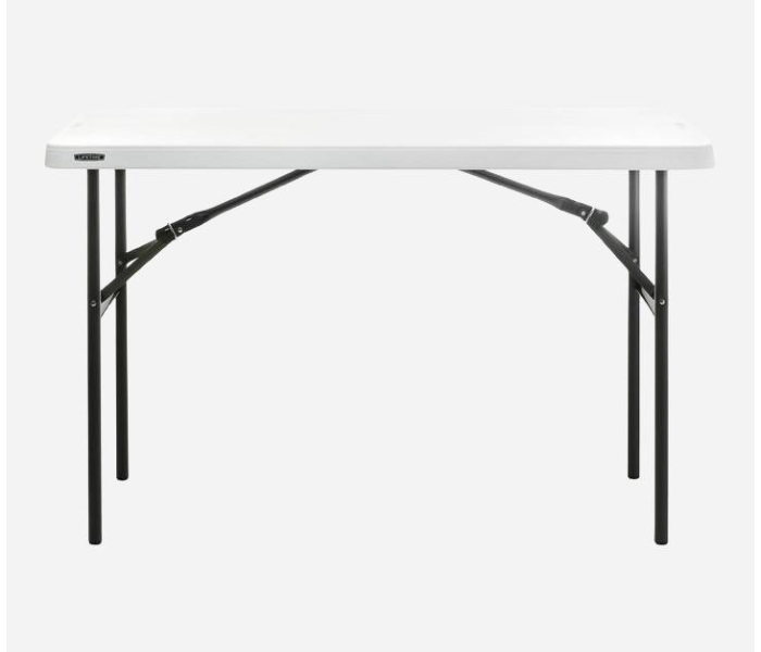  Blow Mold HY-Z122C Portable 4 Feet Folding Camping Table -White - Zoom Image 3