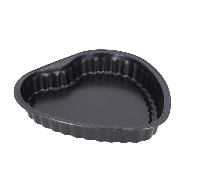 Delcasa DC2041 Carbon Steel  Non-Stick Coating Heart Shape Cake Mould Pan -Grey - Zoom Image 2