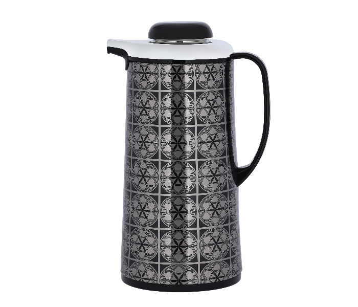 Delcasa DC2048 1Liter Stainless Steel Leak-Resistant Double Wall Vacuum Flask -Silver And Black - Zoom Image 1