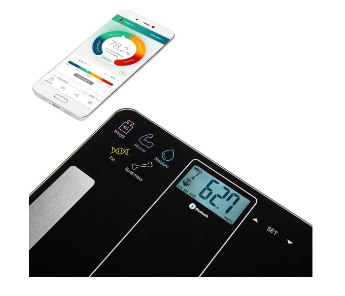 Sencor 41006026 SBS 8000Bk Personal Fitness Bluetooth Weight Scale -Black - Zoom Image 5