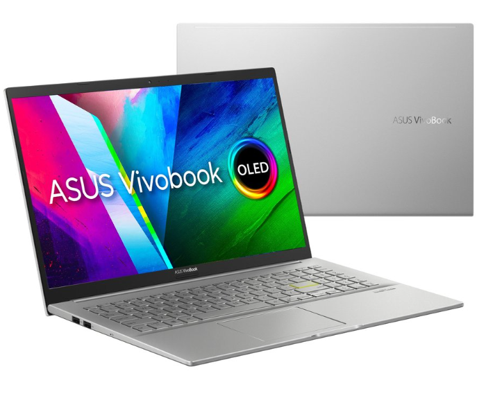 Asus K513EQ-OLED107T 15.6 Inch FHD OLED Intel Core i7 1165G7 Processor 16GB RAM 1TB SSD 2GB NVIDIA GeForce MX350 Graphics Windows 10 Home -Silver - Zoom Image 3