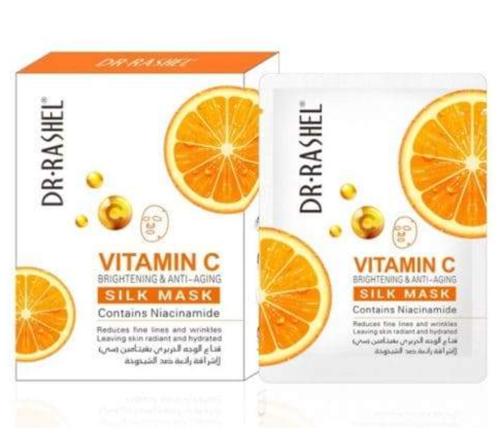 Dr Rashel DR011 28g Vitamin C Brightening and Anti-Aging Silk Mask - Zoom Image 2