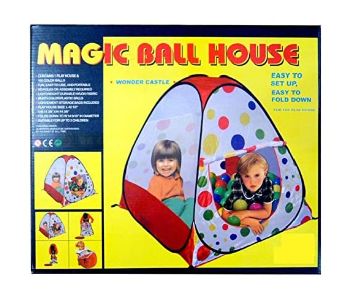 Foldable Magic Tent House with 50 Balls - Zoom Image