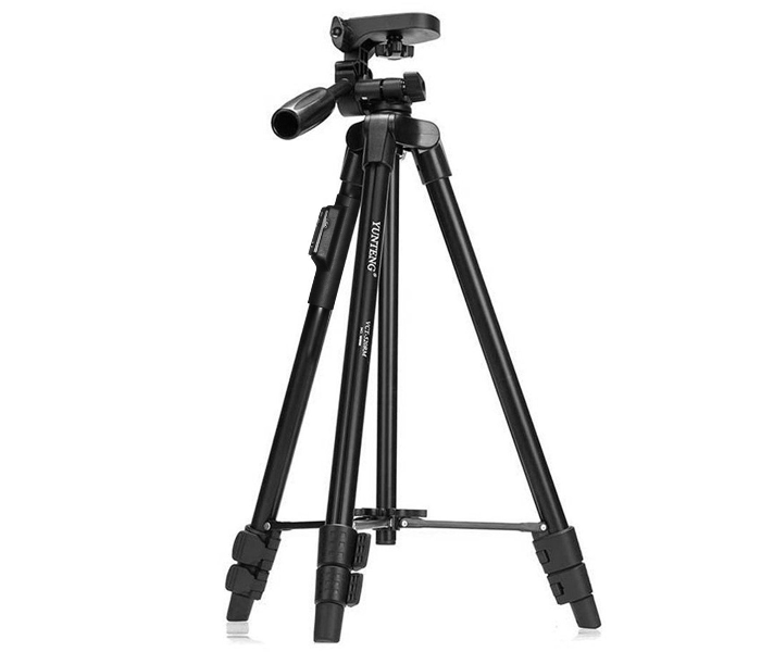 Yunteng VCT-5208 Tripod for Mobile and Camera with Remote Control Shutter - Zoom Image 2