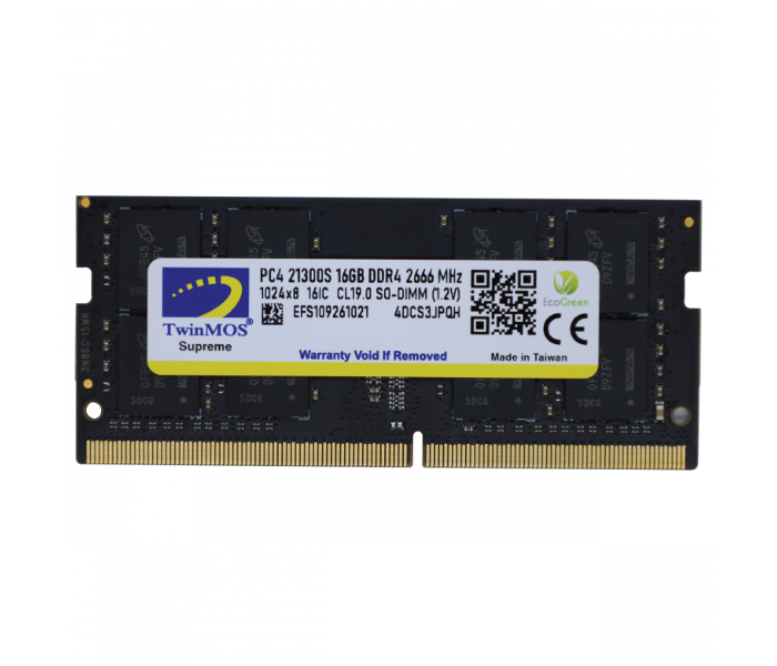 TwinMOS 8GB DDR4 2666MHz SO-DIMM Ram For Laptop - Zoom Image 2