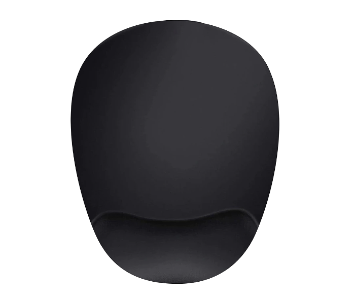 Iends IE-MP864 Non Slip Rubber Surface Mouse Pad with Wrist Support - Black - Zoom Image 1