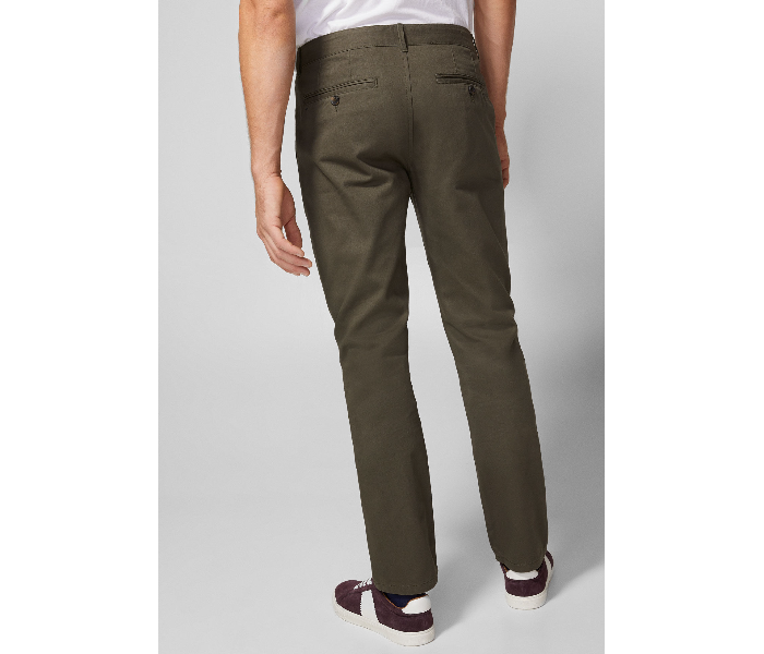 Springfield 155475125 Size 50 Chinos for Men - Green - Zoom Image 3