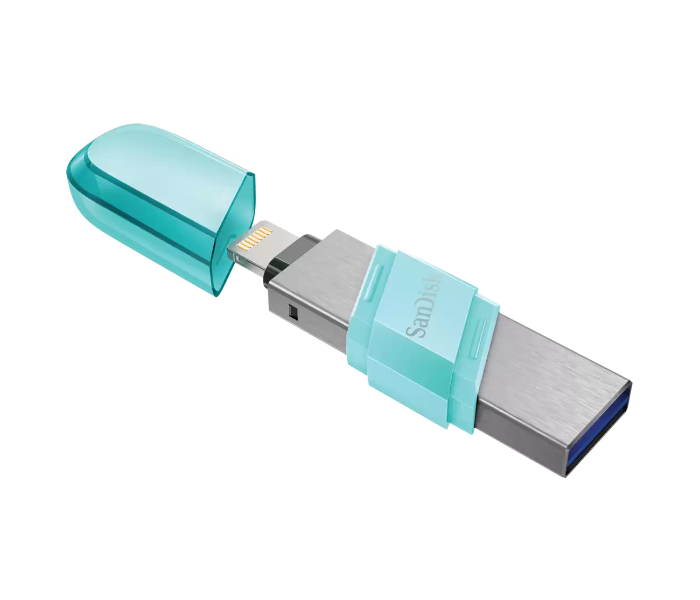 SanDisk SDIX90N-064G-GN6NN iXpand Flash Drive Flip 64GB - Blue - Zoom Image 5