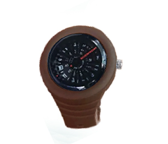 New Fashion Quartz Movement Fashion Casual Watch for Men and Women - Brown - Zoom Image