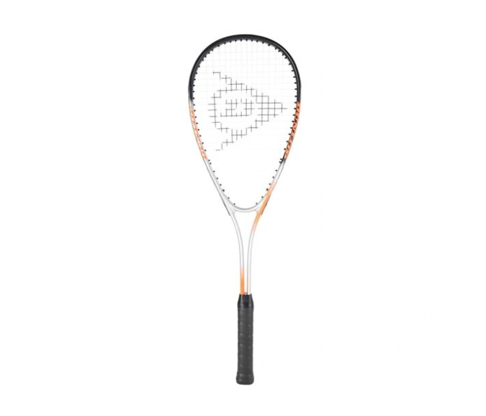 Dunlop Hyper Ti Squash Racket - Black and Silver with Neon Orange accent - Zoom Image 1