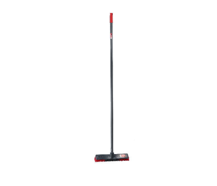 Delcasa DC1871 Long Handle Floor Cleaning Broom With Stiff Bristles -Grey - Zoom Image 1