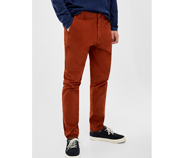 Springfield 155606168 Size 42 Chinos for Men - Wine - Zoom Image 1