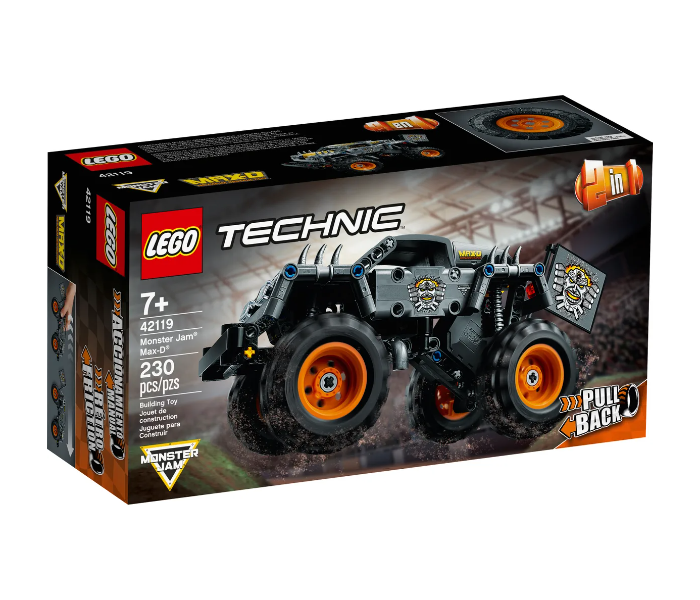 Lego 42119 230 Pieces Monster Jam Max-D Interactive Building Block for Kids - Zoom Image 2