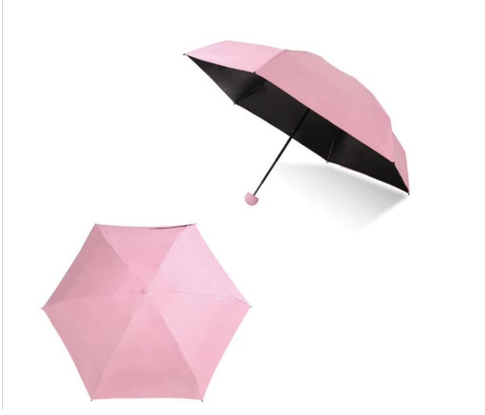 FN-SKEIDO 5 Folding Ultra Light Mini Pocket Umbrella - Pink - Zoom Image 2