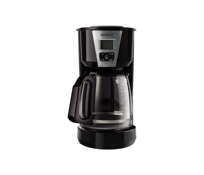 Sencor SCE5070 1000W 1.8Liter Coffee Maker with LCD Display-Silver and Black - Zoom Image 2