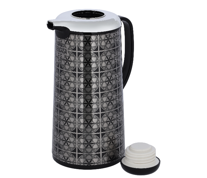 Delcasa DC2051 1.9Litre Stainless Steel Vacuum Flask - Black and White - Zoom Image 4