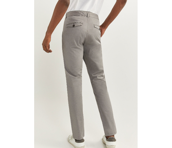 Springfield 155716546 Size 44 Chinos for Men - Light Grey - Zoom Image 3