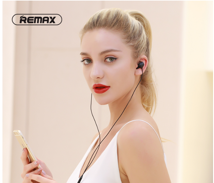 Remax RM-550 Clear Sound Quality Equalization Wired Music Earphone -Black - Zoom Image 5